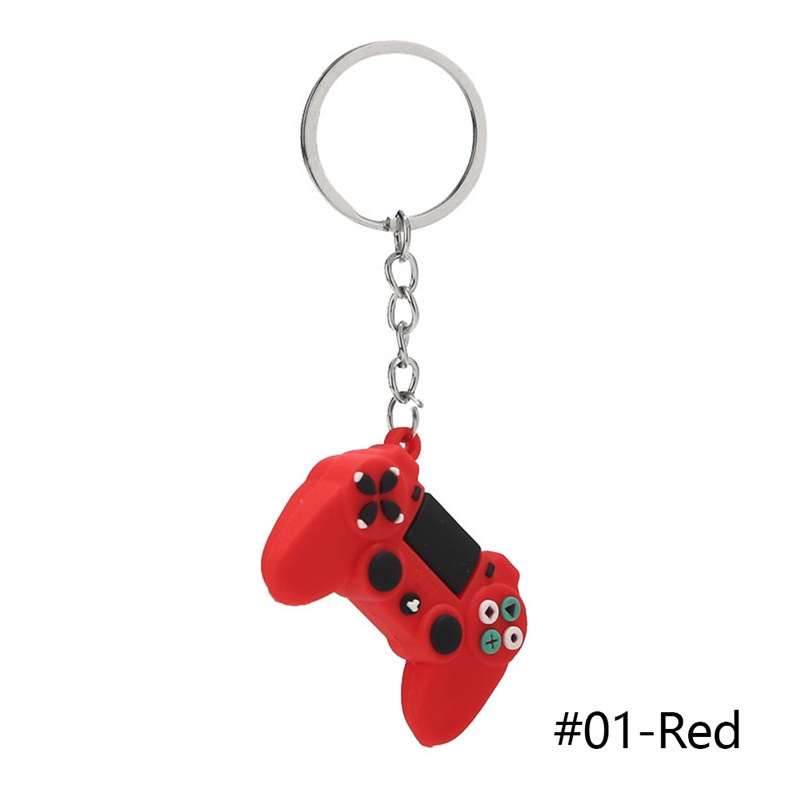 TK Creative Mini Game Console Controller Keychain Cartoon Model Joystick Handle Key Chain