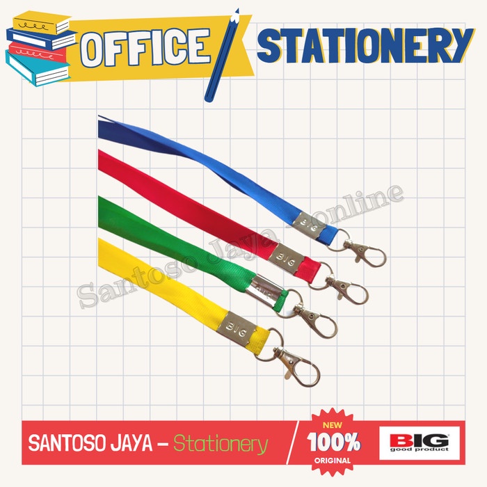 

Tali Gantungan ID Card BIG - Kait Besi - Metal ID Rope 1.5 OA-1502