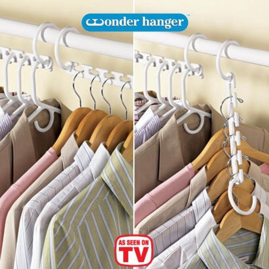 Gantungan Baju Bahan plastik yang tebal