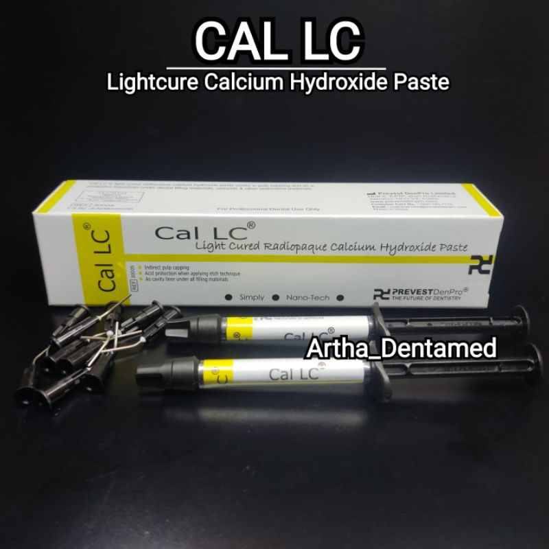 CAL LC / CaOH / Calsium hydroxide /Lightcure Caviti Liner / Pulp Caping ( EXP 2025 )