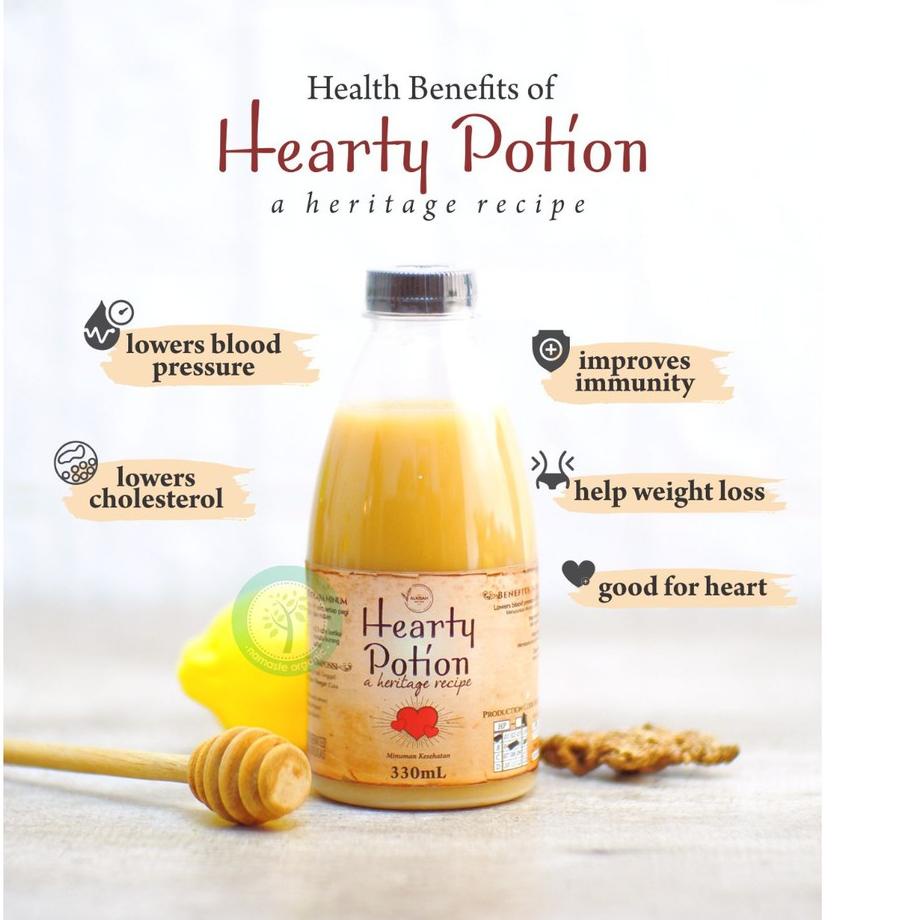 

Terbaru dan terlaris HEARTY POTION 330ML - JAMU !!!