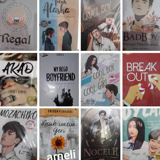 8RPU PAKET 4 NOVEL WATTPAD. IM YOURS. MELODYLAN. KAKAK KELAS. KETUA KELAS. N3FA