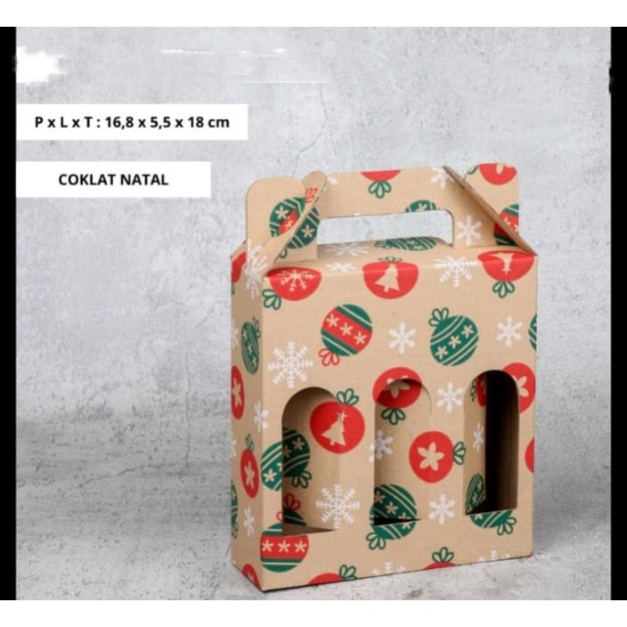 Box Natal 3 botol kale 250ml Box natal 6 botol kale 250ml Box Jinjing Natal Botol Kale 250ml Gable B