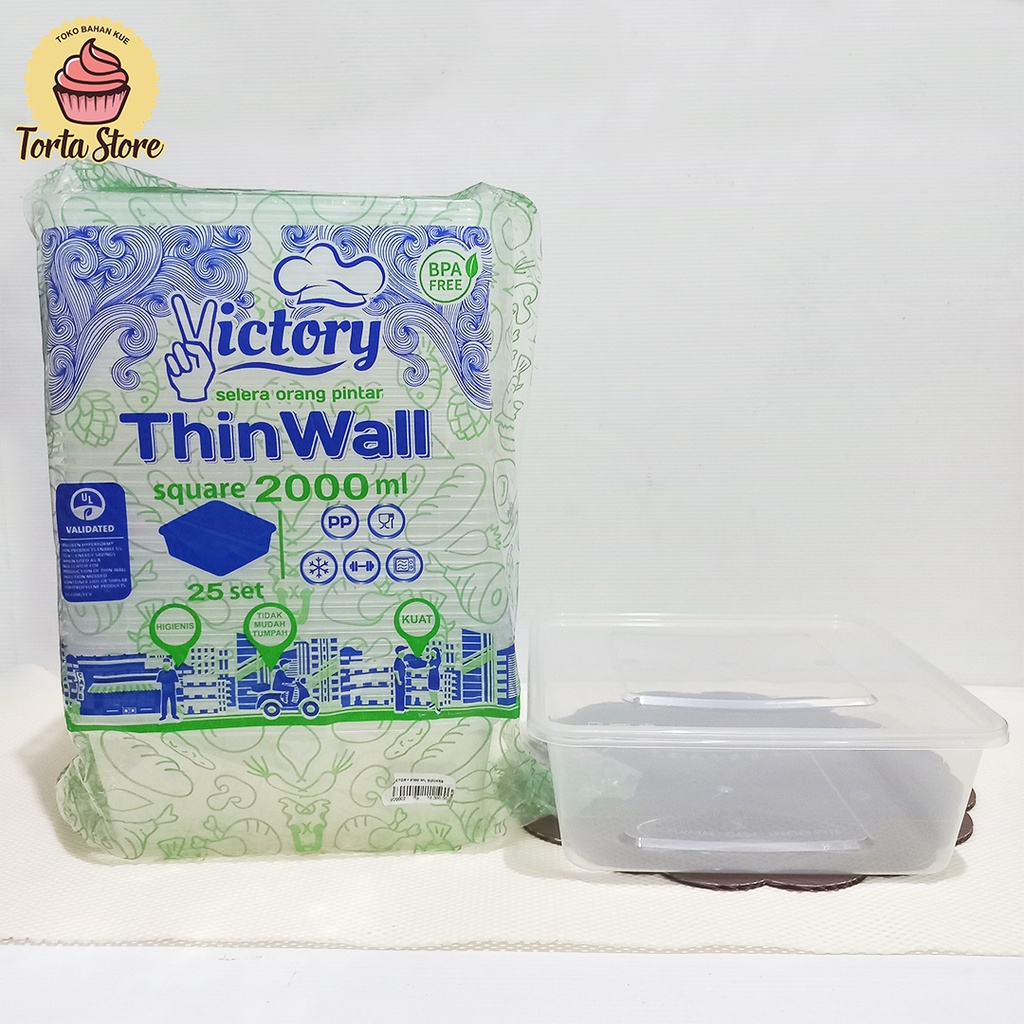 THINWALL VICTORY 2000ml SQUARE