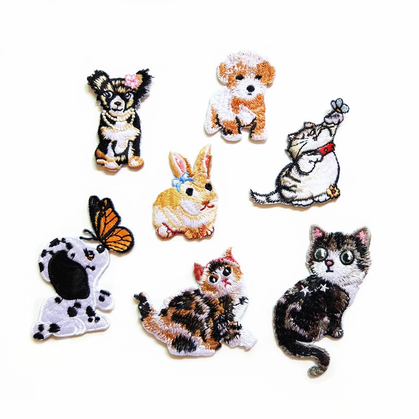 Simply Craft ID - BORDIR PATCH ANIMAL LOVER SERIES IRON ON/ PATCH BORDIR ANIMAL / BORDIR PATCH CUTE