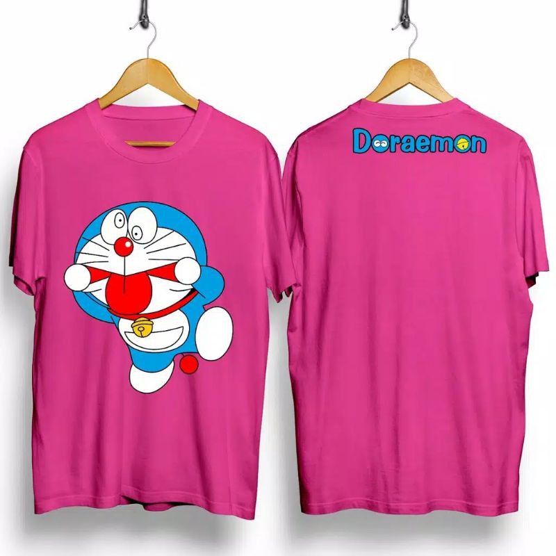 Fourfashion Kaos Pria Kaos Distro DORA MELET PINK CN767