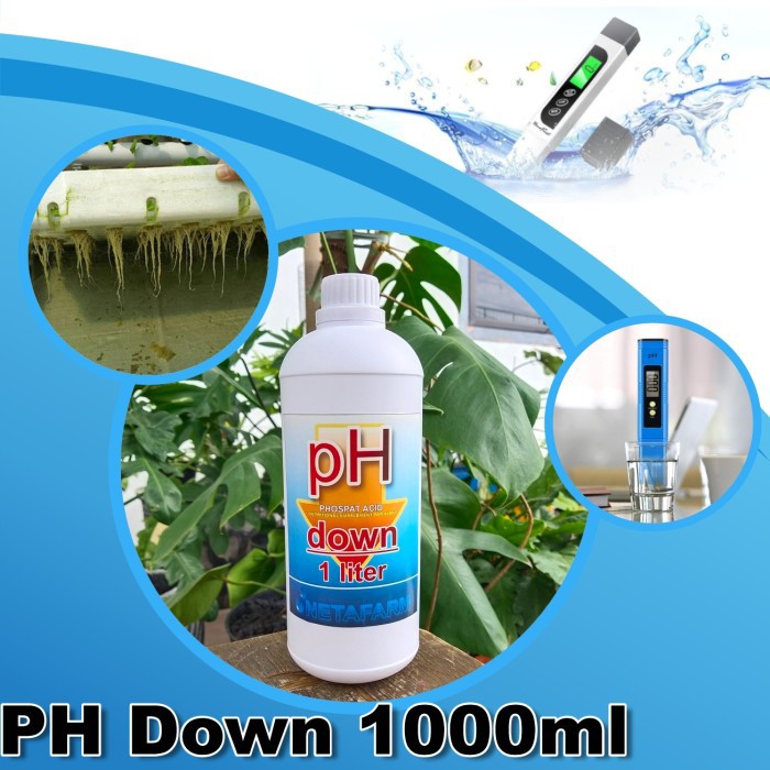 PH DOWN 1 Liter Kandungan Nutrisi Phosphor untuk HIDROPONIK &amp; AKUARIUM