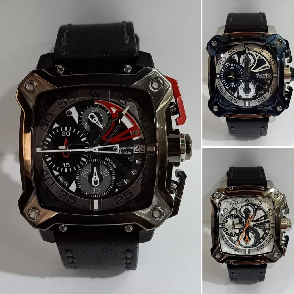 Jam Pria Alexandre Christie AC3038 AC 3038 Original Garansi Resmi Alexander Christie Free Baterai