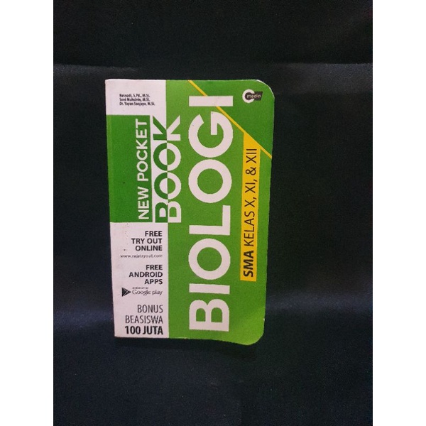 

[BUKU BEKAS/PRELOVED] POCKET BOOK BIOLOGI SMA