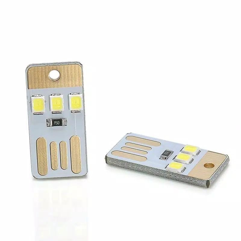 Lampu mini led usb 3 mata led lampu tidur lampu darurat lampu camping