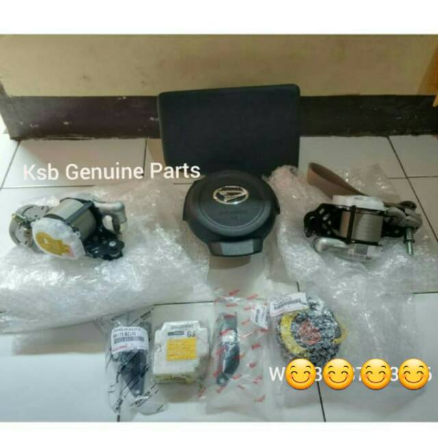 AirBag Full Set Xenia 2012-2015 Modul Sensor Safety Belt Spiral Ori