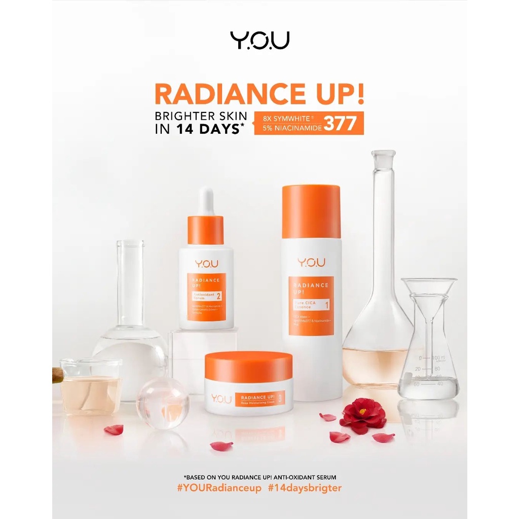 ❤ MEMEY ❤ Y.O.U Radiance Up! Antioxidant Serum | Deep Moisturizing Cream | Pure Cica Essence YOU