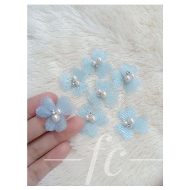 Bunga Solder Bahan Organza I Aplikasi Bunga