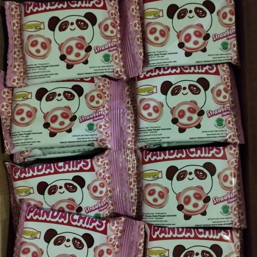 

happy time panda chips biscuit