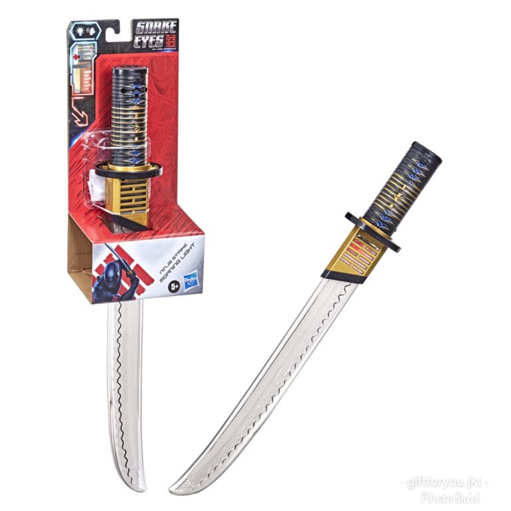 Snake Eyes G.I. Joe Ninja Strike Morning Light Electronic Sword Toy Mainan Anak Kid Roleplay Action 