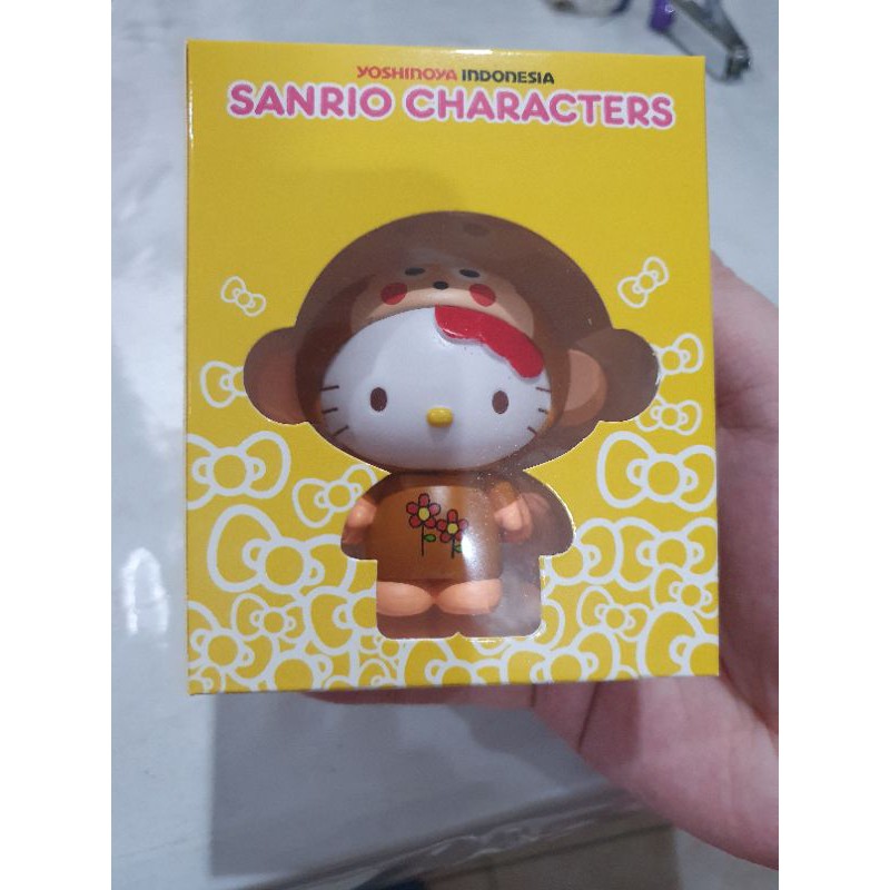 Sanrio Characters Yoshinoya Osarunomonkichi Mini figure Segel belum dibuka