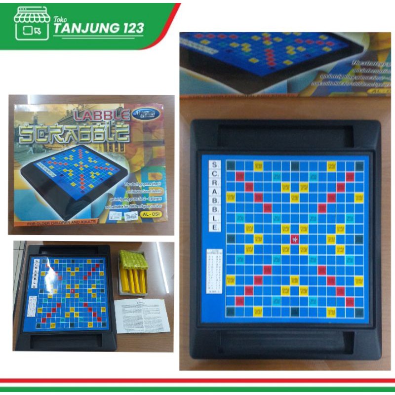 SCRABBLE MAGNETIC GAME AL-051 PERMAINAN EDUKASI SUSUN KATA