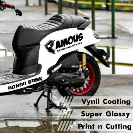 stiker bodi Scoopy stiker Famous