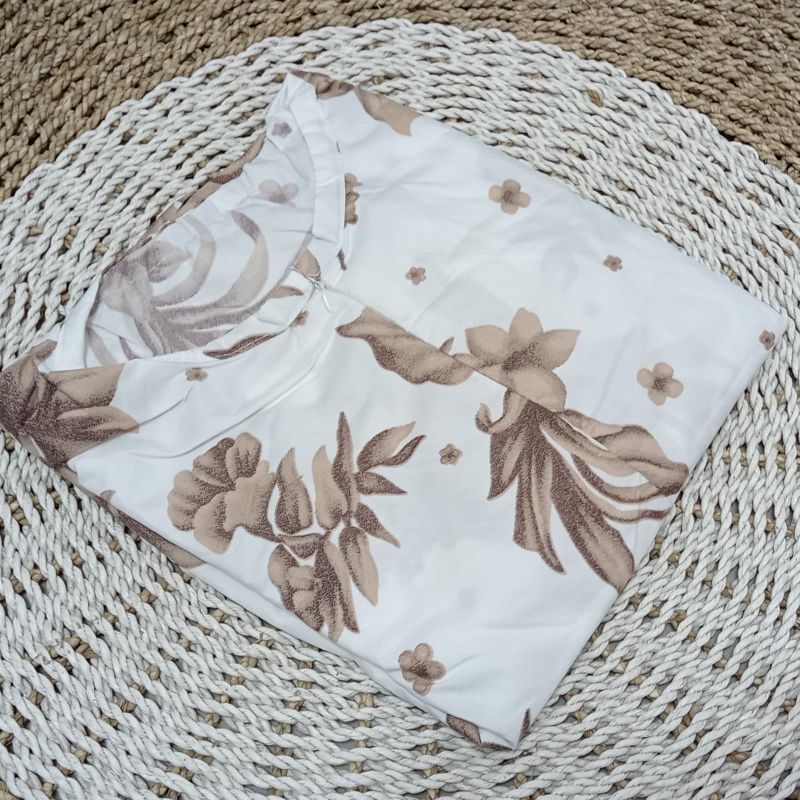 GAMIS KATUN JUMBO JEPANG MOTIF SUNRISE RASTI ETNIK RETRO POLKADOT VINTAGE MAYUNG BUSUI GAMIS SUNRISE-M-08