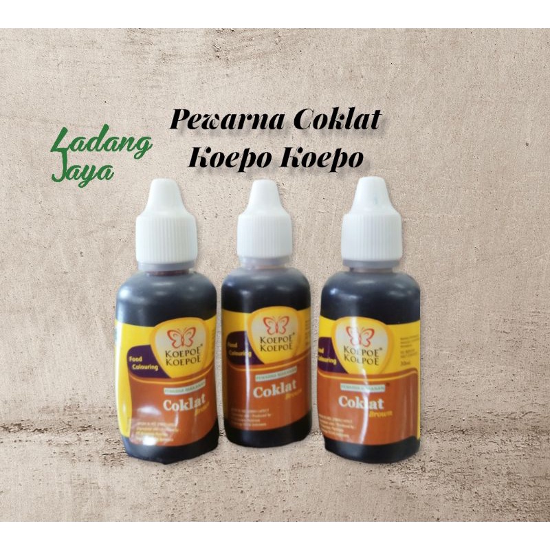 

Pewarna Makanan Coklat Koepoe Koepoe 30 ml