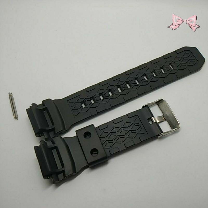 STRAP TALI JAM CASIO G-SHOCK GWX-6900 GWX8900 GWX 8900 HITAM FREE PEN