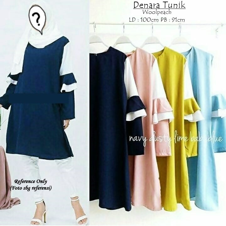 BAJU WANITA MURAH DENARA TUNIK BAJU WANITA GROSIR TANAH ABANG