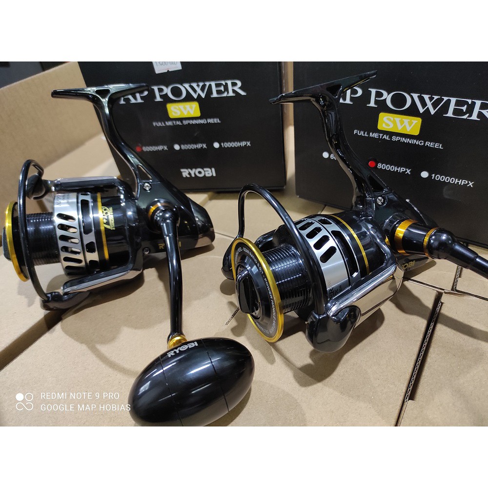 Reel Pancing Laut Ryobi Ap Power SW 6000. 8000