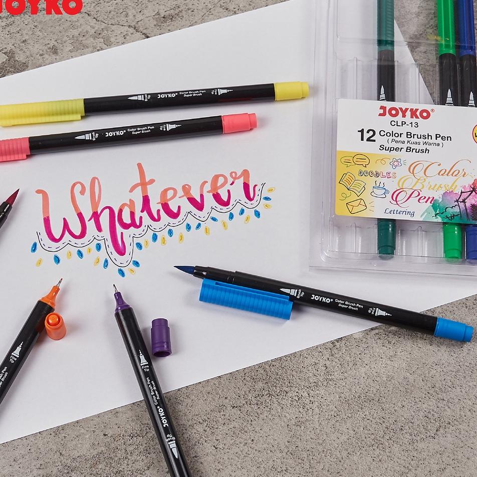 

Update Color Brush Pen Pena Kuas Warna Joyko CLP-13
