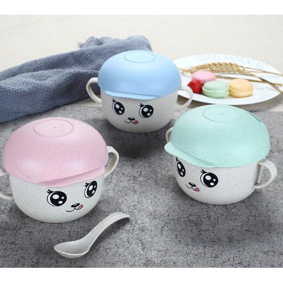 Tempat Makan Karakter Lucu | Mangkuk Makan Bayi | Wheat Straw Bowl TERPERCAYA