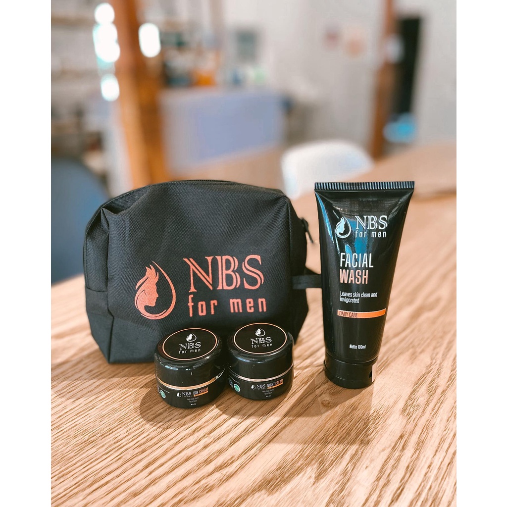 NBS For Men Skincare Perawatan Wajah Pria Cream Pria BPOM Original