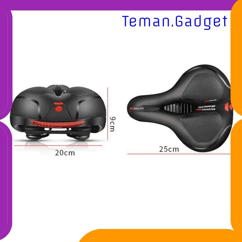 TG-IF214 ZHEFANKU SADEL SEPEDA BIKE SADDLE LEATHER MODEL ABSORBER BALL - ZF10