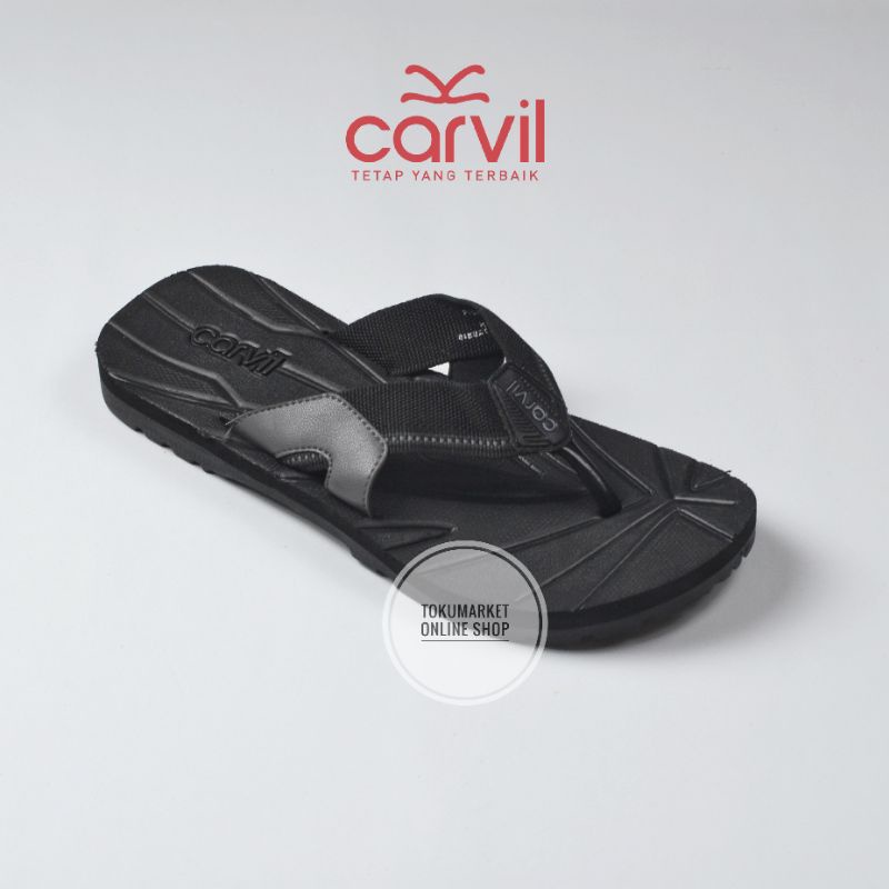 Sendal Carvil Pria Jepit Sandal Pria Carvil Original Terbaru kekinian