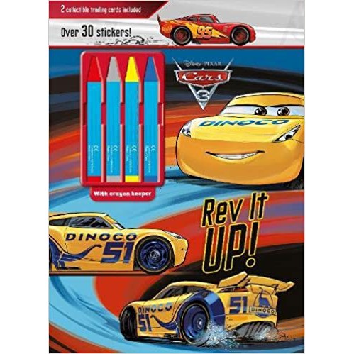 BBW Book / Activity Book: REV IT UP (DISNEY PIXAR CARS 3)