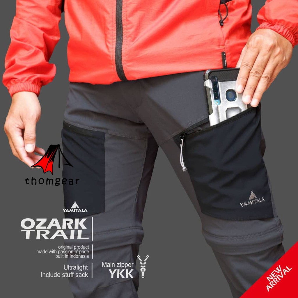 Yamitala Ozark Trail Unisex Celana Panjang Gunung Outdoor Hiking Sambung Pria Wanita Laki Laki Cewek Cewe Cowok Cowo Dewasa Quickdry Stretch Elastis Slim Fit Reguler Karet Pinggang Original Terbaru Ukuran S Xl 27 Jumbo Thomgear