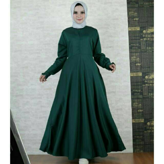BAJU GAMIS SARI POLOS//ORI HEND COLECTION//BAHAN FLASHCREPE//GAMIS MODEL TERBARU//tanpa hijab