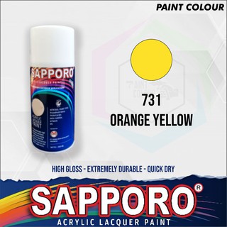 Cat Semprot SAPPORO Paint - 731 Orange Yellow Helm-Motor-Gundam-Body