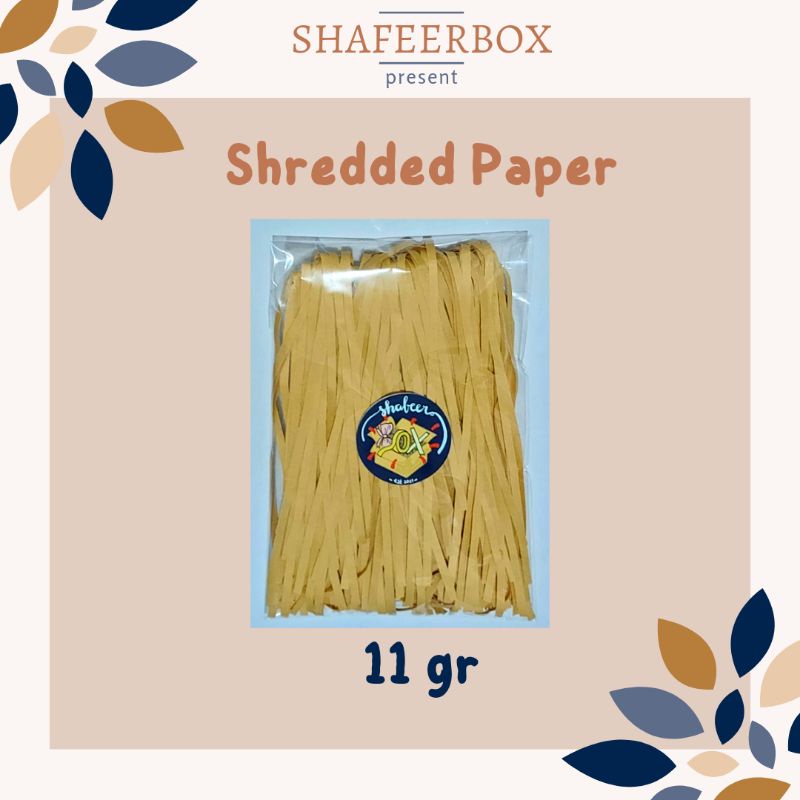 

SHREDDED PAPER / KERTAS CACAH