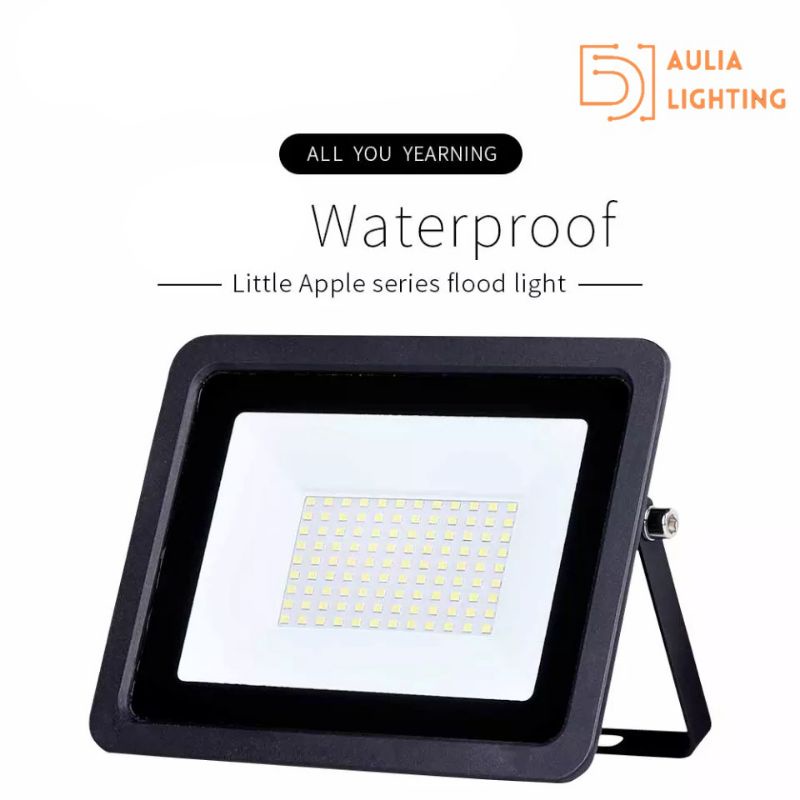 Lampu Sorot LED 10W 20W 30W 50W 100W Flood Light Outdoor Waterproof Tembak Taman Lapangan Hias Panggung Anti Air Hujan 10 20 Watt 30 50 100 Emico SNI