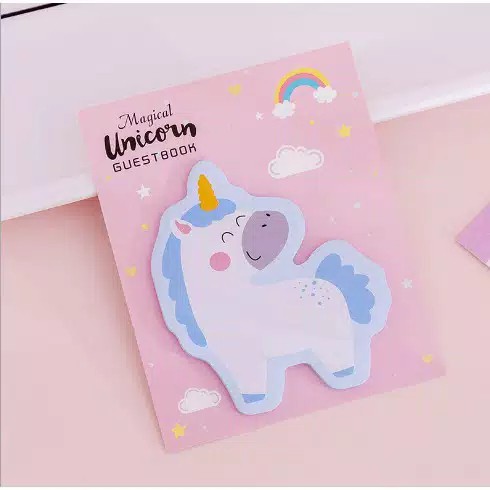 

MEMO KARAKTER PONY POST IT/ STICKY NOTES MEMO LUCU KARAKTER UNICORN