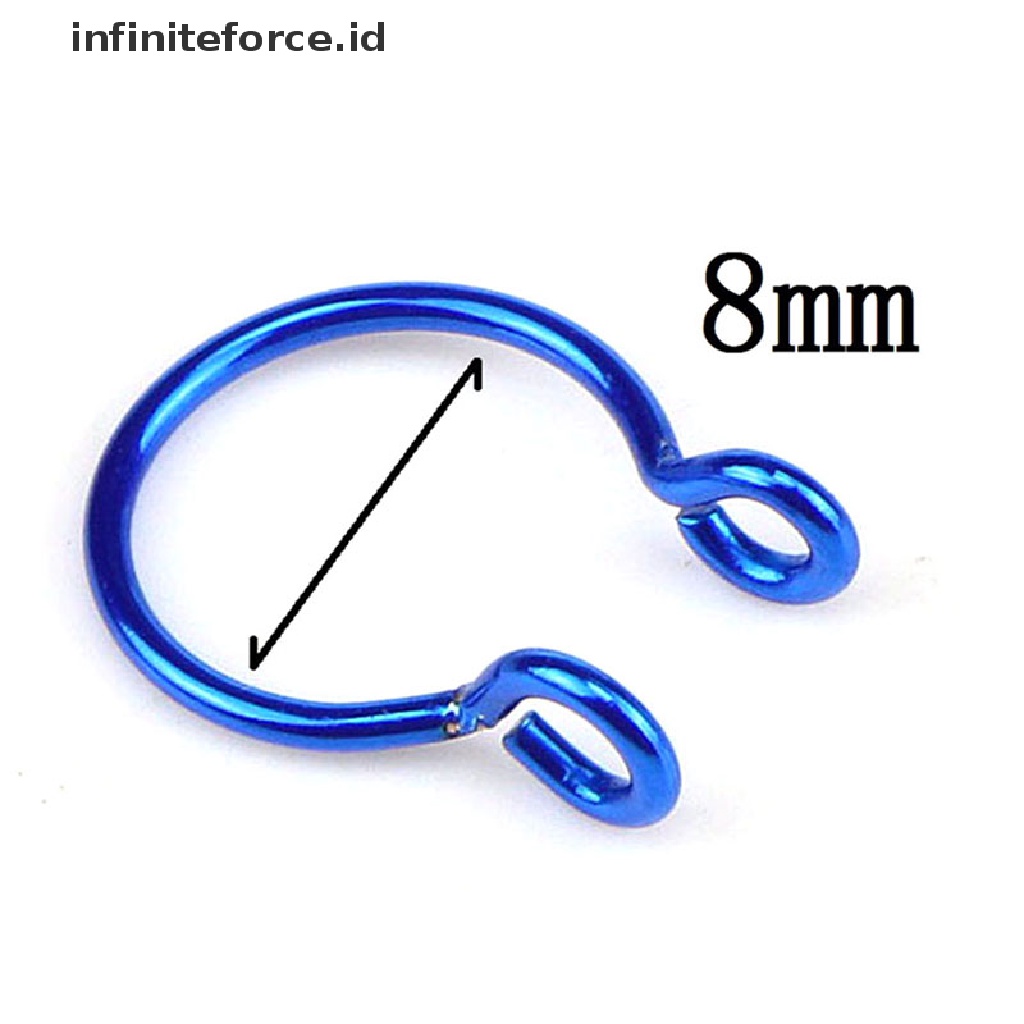 Infiniteforce.id Anting Jepit Hidung / Telinga Tanpa Tindik