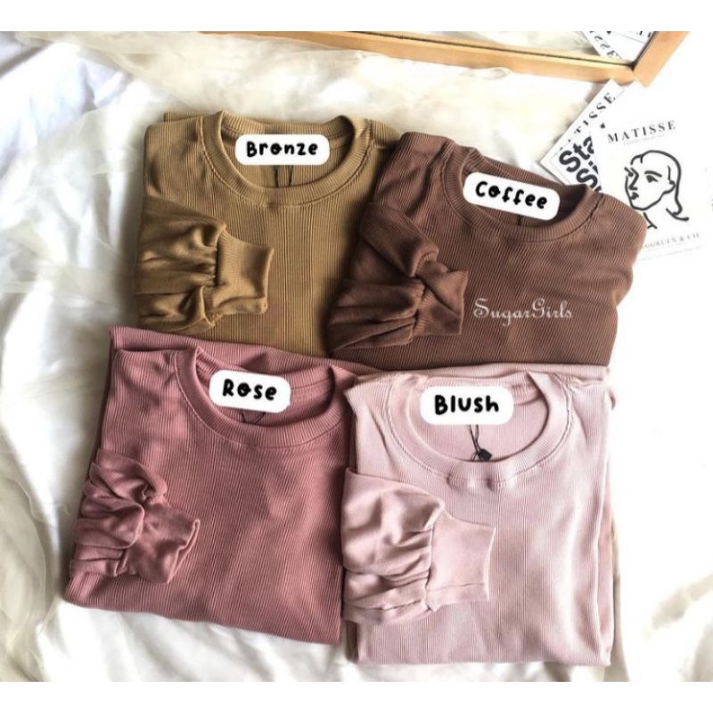 ANELA BLOUSE LENGAN BALON/BLOUSE LENGAN PUFF/KAOS LENGAN PUFF/KQOS LENGAN BQLON/BLOUSE TANGAN BALON/