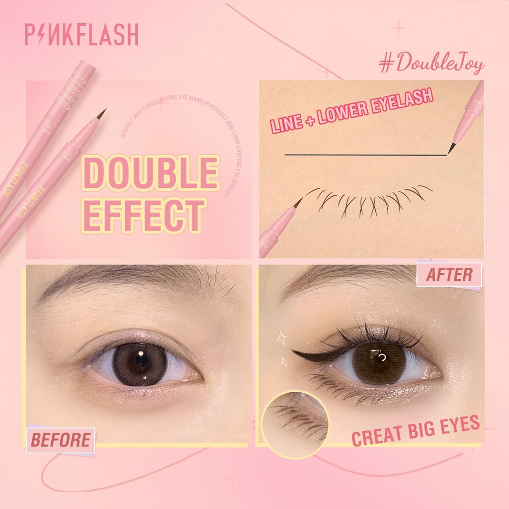 Pinkflash Hypersharp Liquid Eyeliner Waterproof Pinkflash Eyeliner Pinkflash Eyeliner Spidol Pinkflash Eyeliner Pen Pinkflash Eyeliner Pink Flash Pinkflas