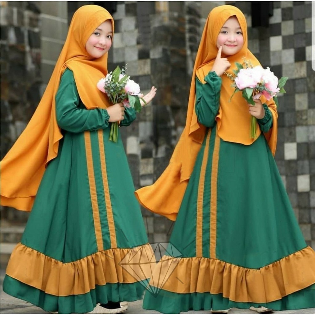 Gamis Model Baju Anak Perempuan Umur 9 Tahun