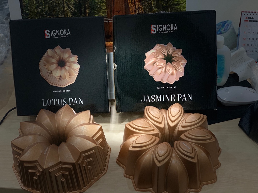 Signora Loyang Kue - Lotus Pan Premium Berwarna Rose Gold