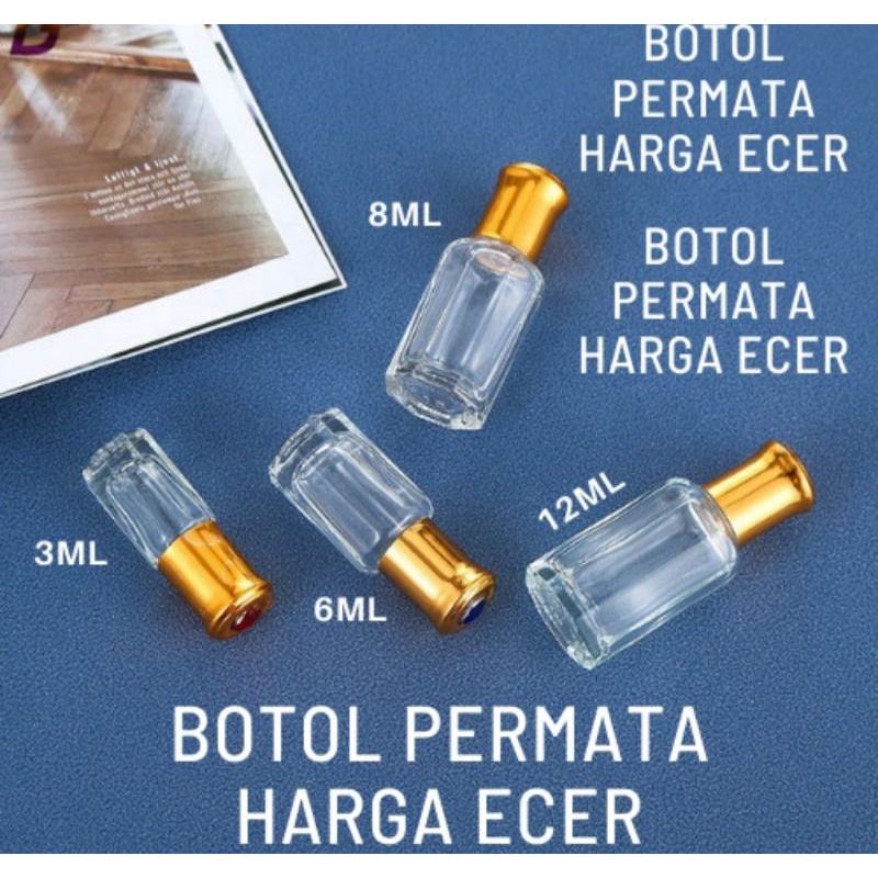 Jual Botol Parfum Oles Arab Botol Isi Ulang Parfum Roll Permata Botol Tola Shopee Indonesia 0743