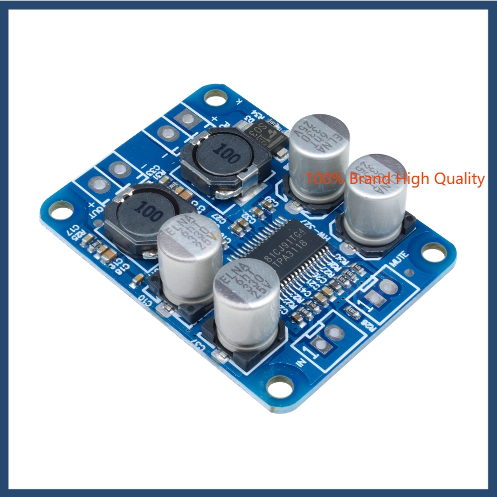 [IN STOCK/COD]Board TPA3118 PBTL Mono Digital 1X60W 8-24v Power AMP Pengganti lm3110