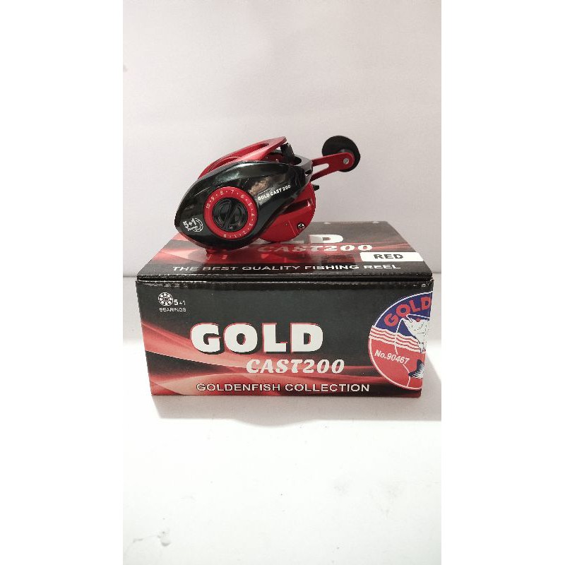reel BC Golden Fish GOLD CAST200