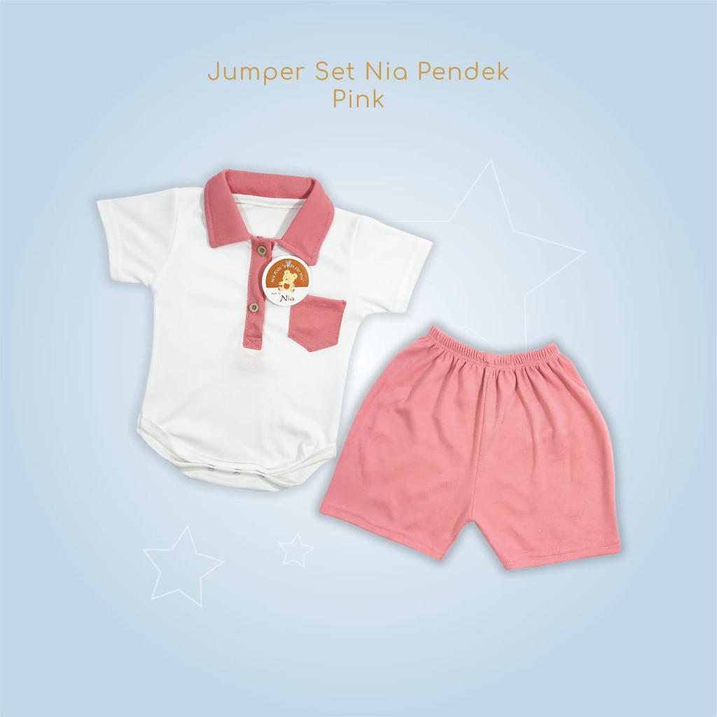 Promo  !! JUMPER SET NIA PREMIUM PENDEK - STELAN JUMPER NIA PREMIUM PENDEK - SETELAN JUMPER BABY