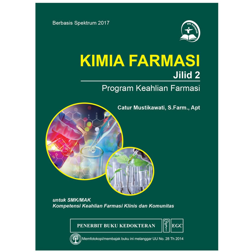 Kimia Farmasi Jilid 2 Catur Penerbit Egc Original Shopee Indonesia