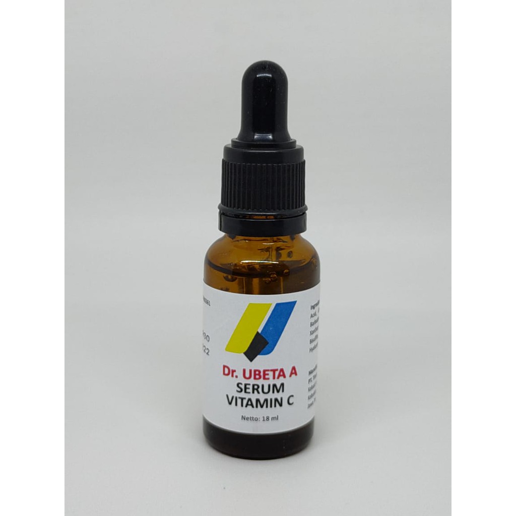 Dr. UBETA A. SERUM VITAMIN  C. Halal Mencerahkan Wajah, Mencegah Kerut, Memperlambat Penuaan, Menyam